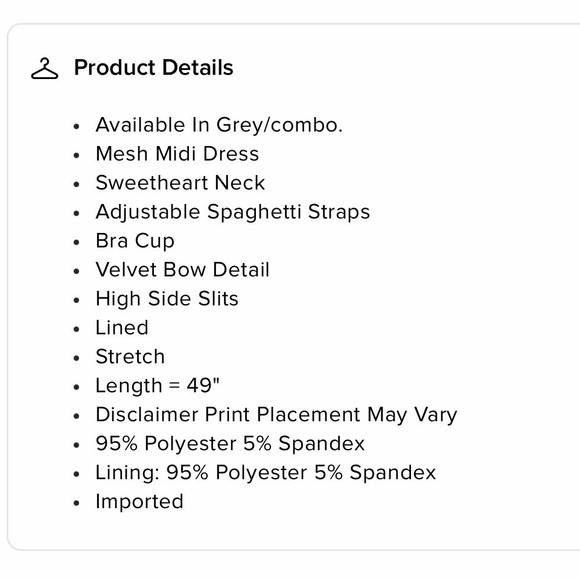 Mesh Midi Dress - Grey/combo - Picture 2 of 2